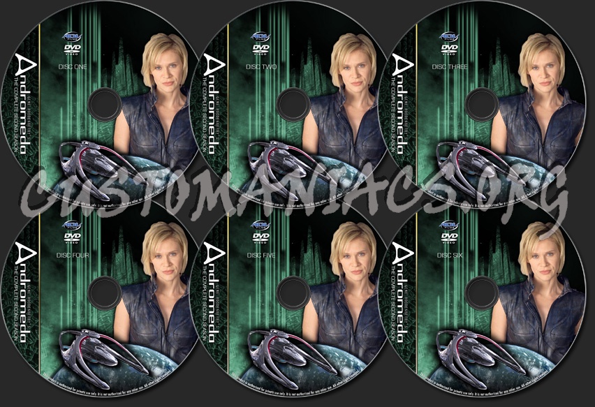 Andromeda Season Two dvd label