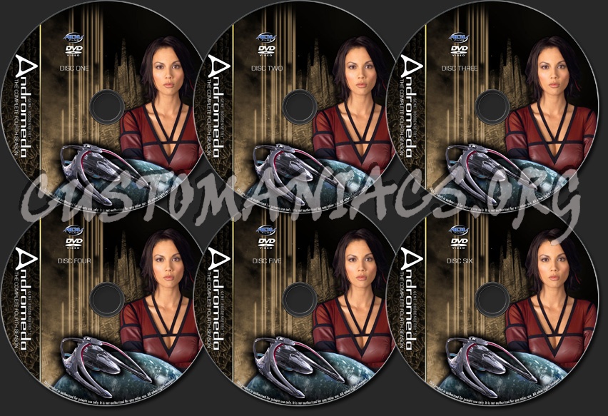 Andromeda Season Four dvd label