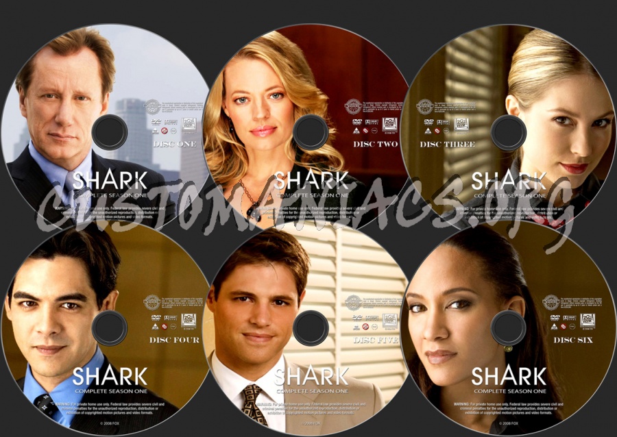 SHARK Season 1 dvd label