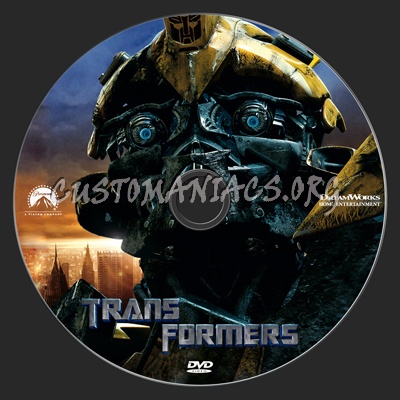 Transformers c dvd label