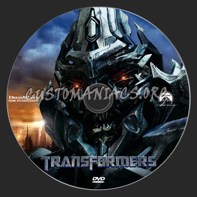 Transformers d dvd label