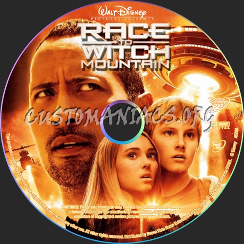 Race to Witch Mountain dvd label