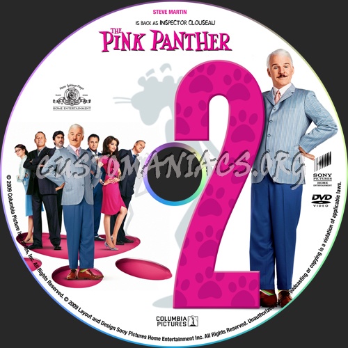 The Pink Panther 2 dvd label