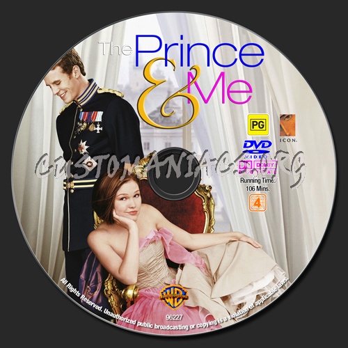 The Prince & Me dvd label