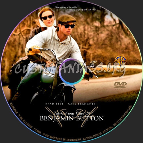 The Curious Case of Benjamin Button dvd label