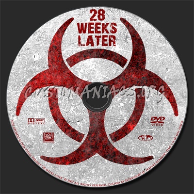 28 Weeks Later dvd label