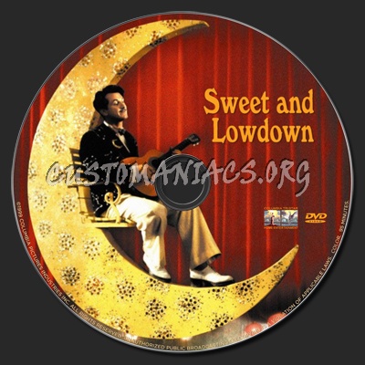 Sweet and Lowdown dvd label