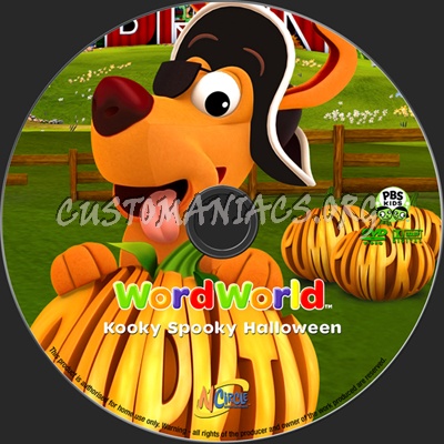 Word World Spooky Halloween dvd label