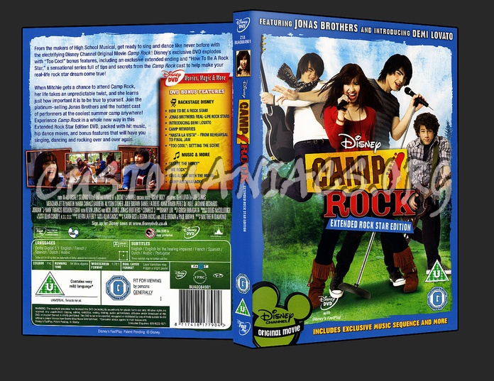 Camp Rock dvd cover