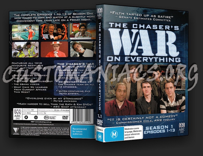 The Chaser's War on Everything Series 1 dvd cover