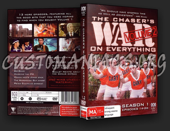 The Chaser's War on Everything Series 1 dvd cover