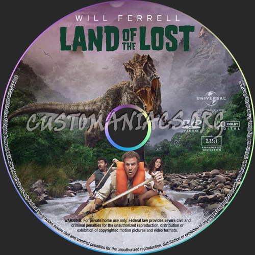 Land of the Lost dvd label