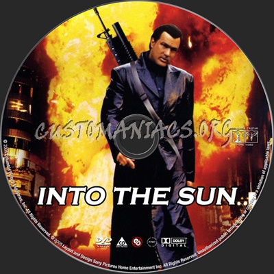 Into The Sun dvd label