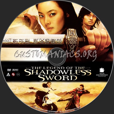 The Legend of the Shadowless Sword dvd label