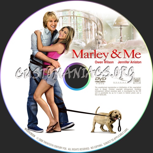 Marley & Me dvd label