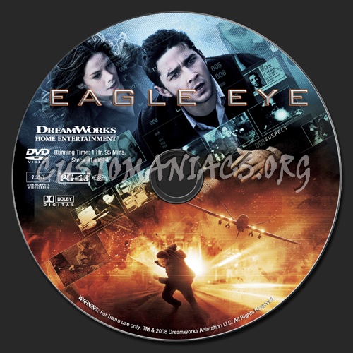 Eagle Eye dvd label