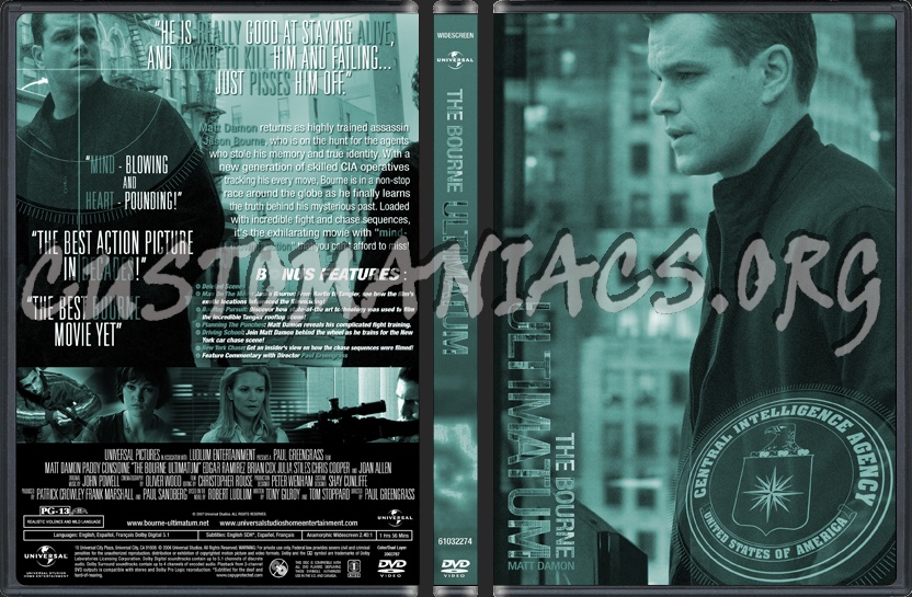 The Bourne Ultimatum dvd cover