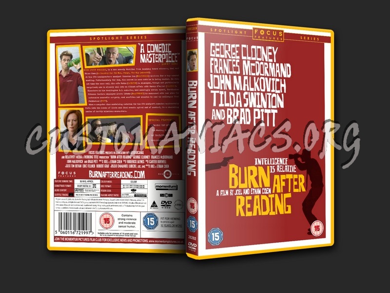 Burn After Reading dvd cover