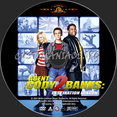 Agent Cody Banks 2 Destination London dvd label