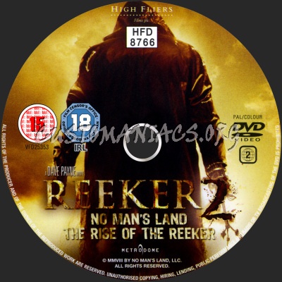 Reeker 2 dvd label