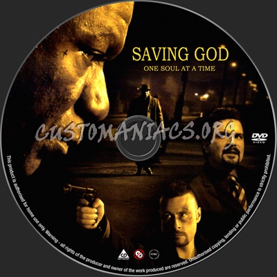 Saving God dvd label