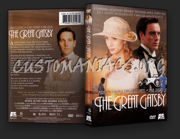 The Great Gatsby dvd cover