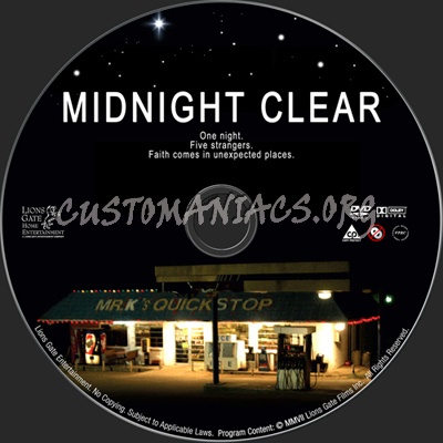 Midnight Clear dvd label