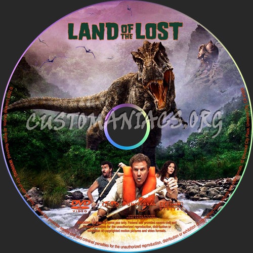 Land Of The Lost dvd label