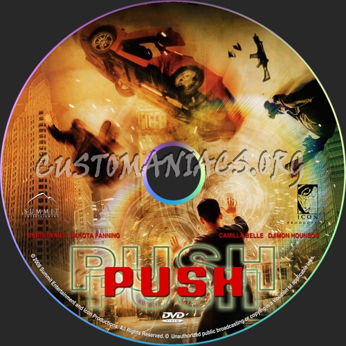 Push (2009) dvd label