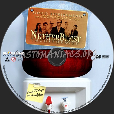 Netherbeast Incorporated dvd label