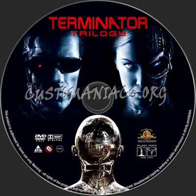 Terminator Trilogy dvd label