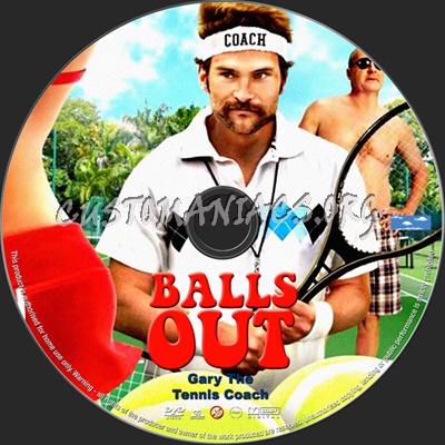 Balls Out The Gary Houseman Story (aka The Tennis Coach) dvd label