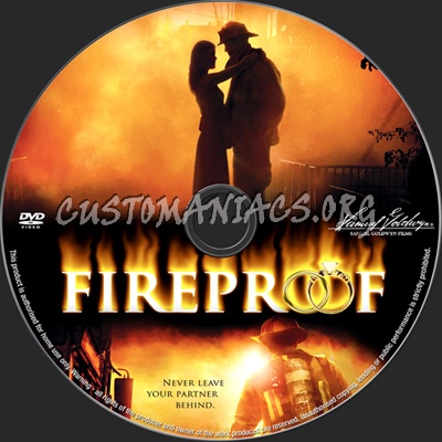 Fireproof dvd label