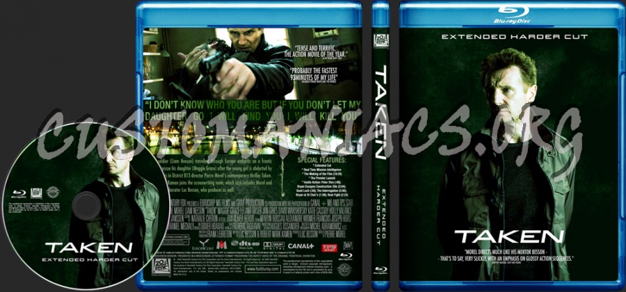 Taken blu-ray cover