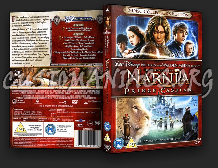 The Chronicles of Narnia: Prince Caspian dvd cover