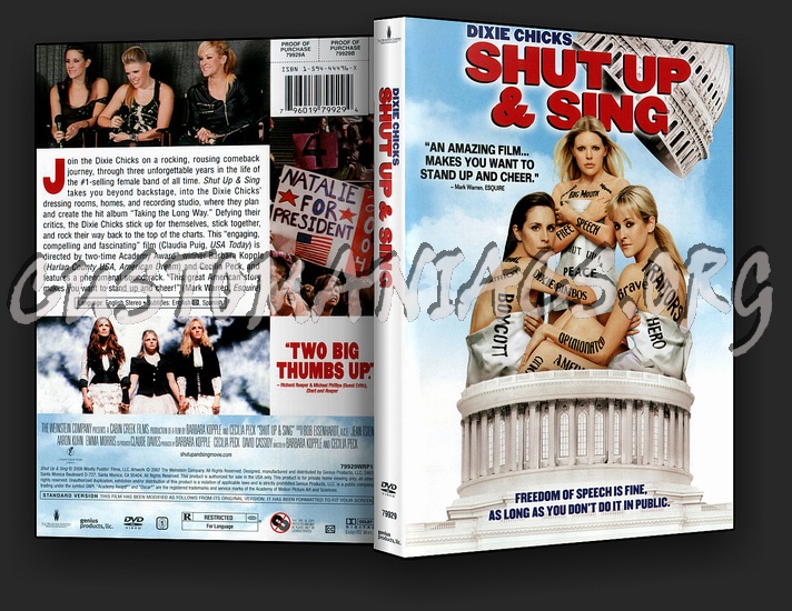 Shut Up & Sing dvd cover