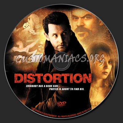 Distortion dvd label