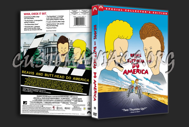 Beavis and Butt-Head Do America dvd cover