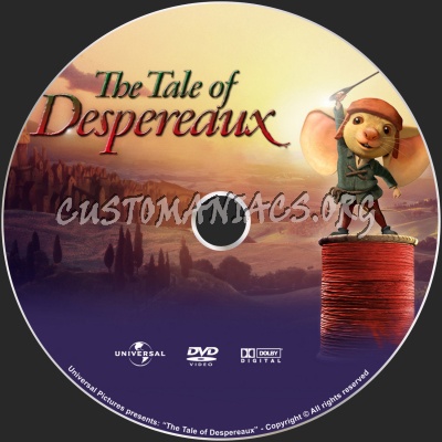 The Tale of Despereaux dvd label