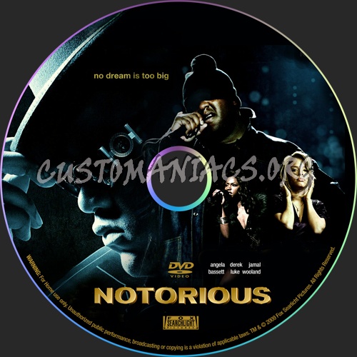 Notorious dvd label