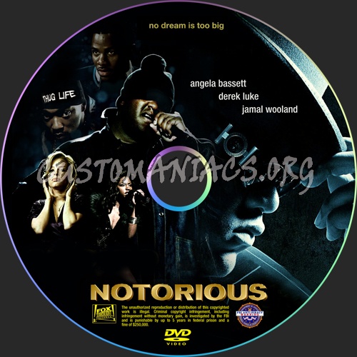 Notorious dvd label