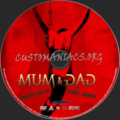 Mum & Dad dvd label