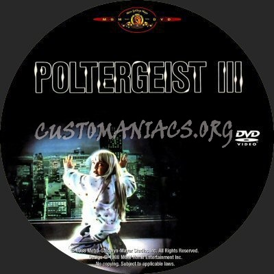 Poltergeist III dvd label