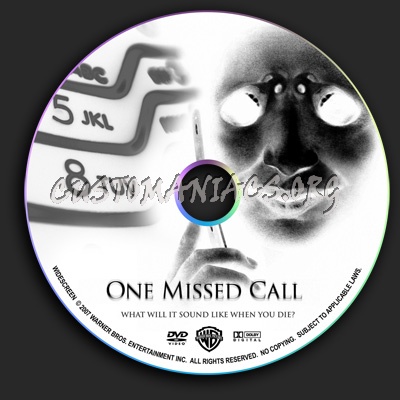 One Missed Call dvd label