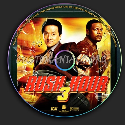 Rush Hour 3 - Ver 3 dvd label