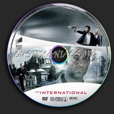 The International dvd label