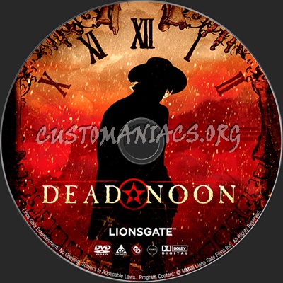 Dead Noon dvd label