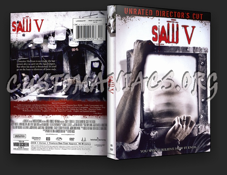 Saw V dvd cover