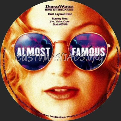 Almost Famous dvd label - DVD Covers & Labels by Customaniacs, id: 3872 ...
