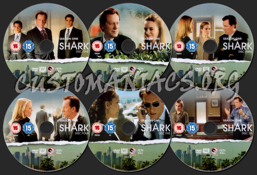 Shark Season 1 dvd label